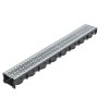 Canales de drenaje 3 unidades acero galvanizado 3 m