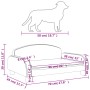 Schwarzes Hundebett aus Kunstleder, 70x45x30 cm von vidaXL, Betten für Hunde - Ref: Foro24-171965, Preis: 78,54 €, Rabatt: %