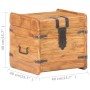 Stamm aus massivem Akazienholz, 40x40x40 cm von vidaXL, Aufbewahrungskisten - Ref: Foro24-289647, Preis: 143,26 €, Rabatt: %