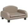 Cama para perros de cuero sintético color capuchino 50x40x30 cm von vidaXL, Betten für Hunde - Ref: Foro24-171980, Preis: 62,...
