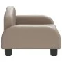 Cama para perros de cuero sintético color capuchino 50x40x30 cm von vidaXL, Betten für Hunde - Ref: Foro24-171980, Preis: 62,...