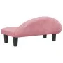 Hundebett aus rosa Samt, 70 x 52 x 30 cm von vidaXL, Betten für Hunde - Ref: Foro24-171941, Preis: 57,41 €, Rabatt: %