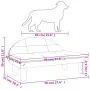 Pink velvet dog bed 70x52x30 cm by vidaXL, Beds for dogs - Ref: Foro24-171941, Price: 57,54 €, Discount: %