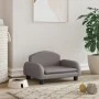 Cama para perros de cuero sintético gris 50x40x30 cm de vidaXL, Camas para perros - Ref: Foro24-171979, Precio: 65,75 €, Desc...