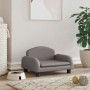 Graues Hundebett aus Kunstleder, 50x40x30 cm von vidaXL, Betten für Hunde - Ref: Foro24-171979, Preis: 66,72 €, Rabatt: %