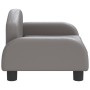 Graues Hundebett aus Kunstleder, 50x40x30 cm von vidaXL, Betten für Hunde - Ref: Foro24-171979, Preis: 66,72 €, Rabatt: %