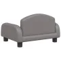 Cama para perros de cuero sintético gris 50x40x30 cm de vidaXL, Camas para perros - Ref: Foro24-171979, Precio: 65,75 €, Desc...