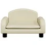 Cama para perros de cuero sintético crema 50x40x30 cm de vidaXL, Camas para perros - Ref: Foro24-171977, Precio: 64,41 €, Des...