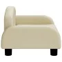 Cama para perros de cuero sintético crema 50x40x30 cm de vidaXL, Camas para perros - Ref: Foro24-171977, Precio: 64,41 €, Des...