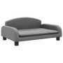Graues Hundebett aus Kunstleder, 70x45x30 cm von vidaXL, Betten für Hunde - Ref: Foro24-171968, Preis: 73,00 €, Rabatt: %