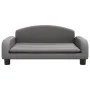 Graues Hundebett aus Kunstleder, 70x45x30 cm von vidaXL, Betten für Hunde - Ref: Foro24-171968, Preis: 73,00 €, Rabatt: %