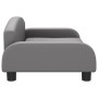 Graues Hundebett aus Kunstleder, 70x45x30 cm von vidaXL, Betten für Hunde - Ref: Foro24-171968, Preis: 78,84 €, Rabatt: %