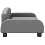 Graues Hundebett aus Kunstleder, 70x45x30 cm von vidaXL, Betten für Hunde - Ref: Foro24-171968, Preis: 73,00 €, Rabatt: %
