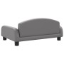 Graues Hundebett aus Kunstleder, 70x45x30 cm von vidaXL, Betten für Hunde - Ref: Foro24-171968, Preis: 78,84 €, Rabatt: %