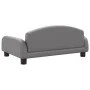Graues Hundebett aus Kunstleder, 70x45x30 cm von vidaXL, Betten für Hunde - Ref: Foro24-171968, Preis: 73,00 €, Rabatt: %