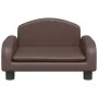 Cama para perros de cuero sintético marrón 50x40x30 cm by vidaXL, Beds for dogs - Ref: Foro24-171978, Price: 65,41 €, Discoun...