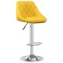 Küchenhocker 2 Einheiten senfgelber Samt von vidaXL, Küchenhocker - Ref: Foro24-335312, Preis: 140,52 €, Rabatt: %