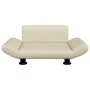 Cream synthetic leather dog bed 70x45x28 cm by vidaXL, Beds for dogs - Ref: Foro24-172002, Price: 69,44 €, Discount: %