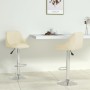 Küchenhocker 2 Einheiten cremefarbenes Kunstleder von vidaXL, Küchenhocker - Ref: Foro24-335183, Preis: 145,85 €, Rabatt: %