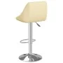 Küchenhocker 2 Einheiten cremefarbenes Kunstleder von vidaXL, Küchenhocker - Ref: Foro24-335183, Preis: 142,82 €, Rabatt: %