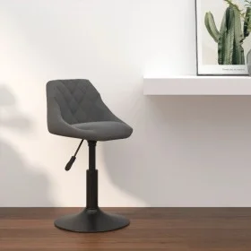 Dunkelgrauer Küchenhocker aus Samt von vidaXL, Küchenhocker - Ref: Foro24-335317, Preis: 78,80 €, Rabatt: %