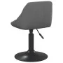 Dunkelgrauer Küchenhocker aus Samt von vidaXL, Küchenhocker - Ref: Foro24-335317, Preis: 78,80 €, Rabatt: %