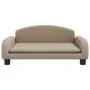 Cappuccino synthetic leather dog bed 70x45x30 cm by vidaXL, Beds for dogs - Ref: Foro24-171969, Price: 82,46 €, Discount: %