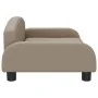 Cappuccino synthetic leather dog bed 70x45x30 cm by vidaXL, Beds for dogs - Ref: Foro24-171969, Price: 82,46 €, Discount: %