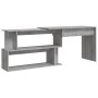 Eckschreibtisch aus grauem Sonoma-Sperrholz, 200 x 50 x 76 cm von vidaXL, Schreibtische - Ref: Foro24-815424, Preis: 98,43 €,...