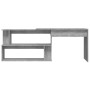 Eckschreibtisch aus grauem Sonoma-Sperrholz, 200 x 50 x 76 cm von vidaXL, Schreibtische - Ref: Foro24-815424, Preis: 98,43 €,...