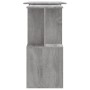 Escritorio esquina madera contrachapada gris Sonoma 200x50x76cm de vidaXL, Escritorios - Ref: Foro24-815424, Precio: 101,80 €...