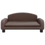 Braunes Hundebett aus Kunstleder, 70x45x30 cm von vidaXL, Betten für Hunde - Ref: Foro24-171967, Preis: 70,23 €, Rabatt: %
