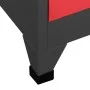 Anthracite gray and red steel locker 90x45x180 cm by vidaXL, Lockers and storage cabinets - Ref: Foro24-339801, Price: 326,02...