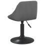 Esszimmerstuhl aus dunkelgrauem Samt von vidaXL, Essstühle - Ref: Foro24-3088814, Preis: 80,60 €, Rabatt: %