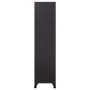 Anthracite gray and red steel locker 90x45x180 cm by vidaXL, Lockers and storage cabinets - Ref: Foro24-339817, Price: 326,35...