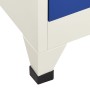 Grauer und blauer Stahlschrank 90x45x180 cm von vidaXL, Schließfächer und Lagerschränke - Ref: Foro24-339818, Preis: 309,64 €...