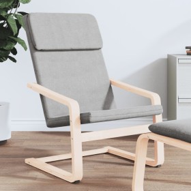 Hellgrauer Relaxsessel aus Stoff von vidaXL, Sessel - Ref: Foro24-351051, Preis: 84,88 €, Rabatt: %