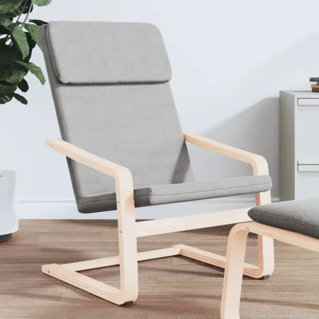Light gray fabric relaxation armchair by vidaXL, Armchairs - Ref: Foro24-351051, Price: 80,38 €, Discount: %