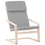 Hellgrauer Relaxsessel aus Stoff von vidaXL, Sessel - Ref: Foro24-351051, Preis: 84,88 €, Rabatt: %