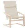 Cream fabric relaxation armchair by vidaXL, Armchairs - Ref: Foro24-351050, Price: 80,55 €, Discount: %