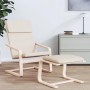 Cremefarbener Relaxsessel aus Stoff von vidaXL, Sessel - Ref: Foro24-351050, Preis: 80,56 €, Rabatt: %