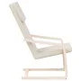 Cream fabric relaxation armchair by vidaXL, Armchairs - Ref: Foro24-351050, Price: 80,55 €, Discount: %