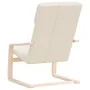 Cream fabric relaxation armchair by vidaXL, Armchairs - Ref: Foro24-351050, Price: 80,55 €, Discount: %