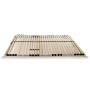 Slatted bed base with 28 slats 7 regions 100x200 cm by vidaXL, Beds and slatted bases - Ref: Foro24-246458, Price: 96,93 €, D...