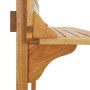 Hoher Balkontisch aus massivem Akazienholz 90x37x122,5 cm von vidaXL, Küchen- und Esstische - Ref: Foro24-310253, Preis: 57,1...