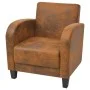 Brauner Sessel aus Kunstleder von vidaXL, Sessel - Ref: Foro24-243588, Preis: 193,91 €, Rabatt: %