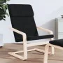 Entspannungssessel aus schwarzem Stoff von vidaXL, Sessel - Ref: Foro24-351055, Preis: 96,68 €, Rabatt: %