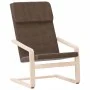 Dark brown fabric recliner by vidaXL, Armchairs - Ref: Foro24-351056, Price: 80,55 €, Discount: %