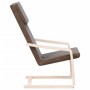 Relaxsessel aus dunkelbraunem Stoff von vidaXL, Sessel - Ref: Foro24-351056, Preis: 80,56 €, Rabatt: %