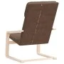Dark brown fabric recliner by vidaXL, Armchairs - Ref: Foro24-351056, Price: 80,55 €, Discount: %